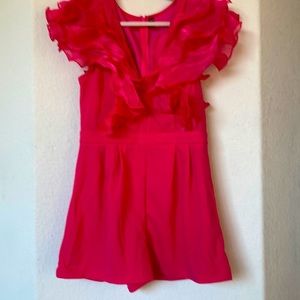 Hot pink SHEIN romper never worn before runs really small i’d size up.